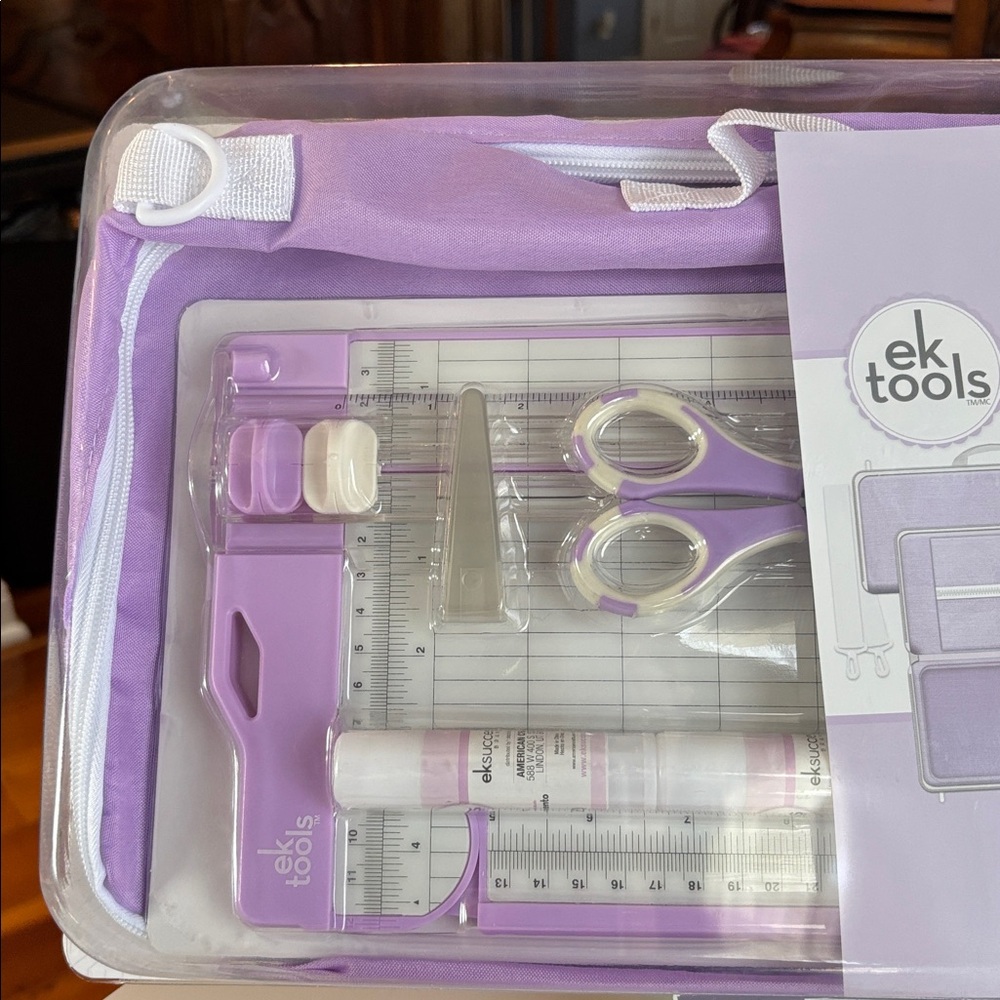 NWT Purple Crafting Tote Bundle 7pc - Picture 3 of 4